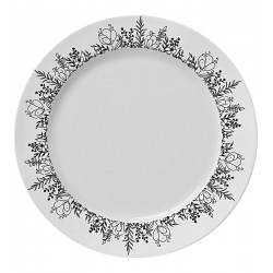 Prato 20cm Sobremesa Capri Berlim Porcelana Germer